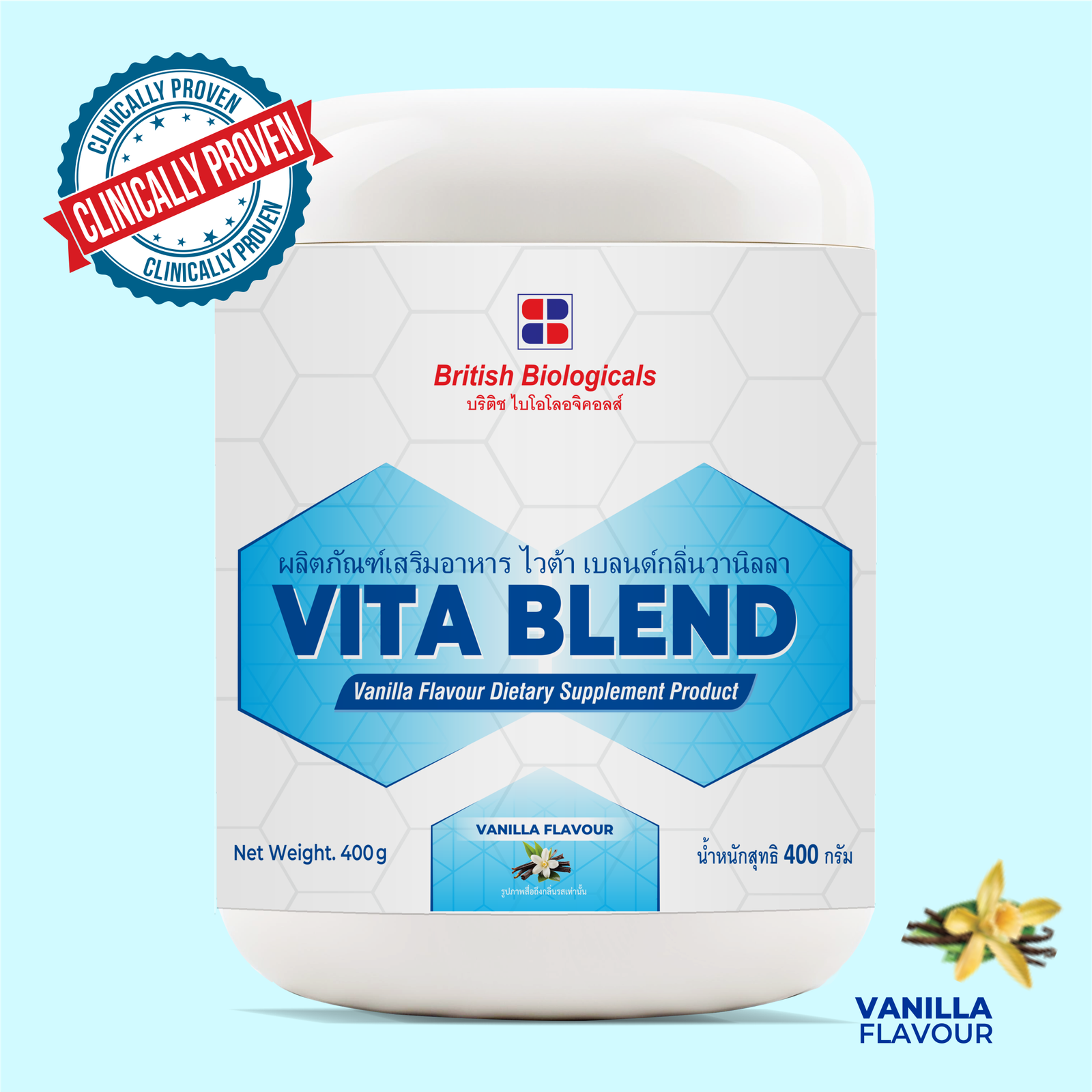 Vita Blend Product — Vanilla Flavour, 400g